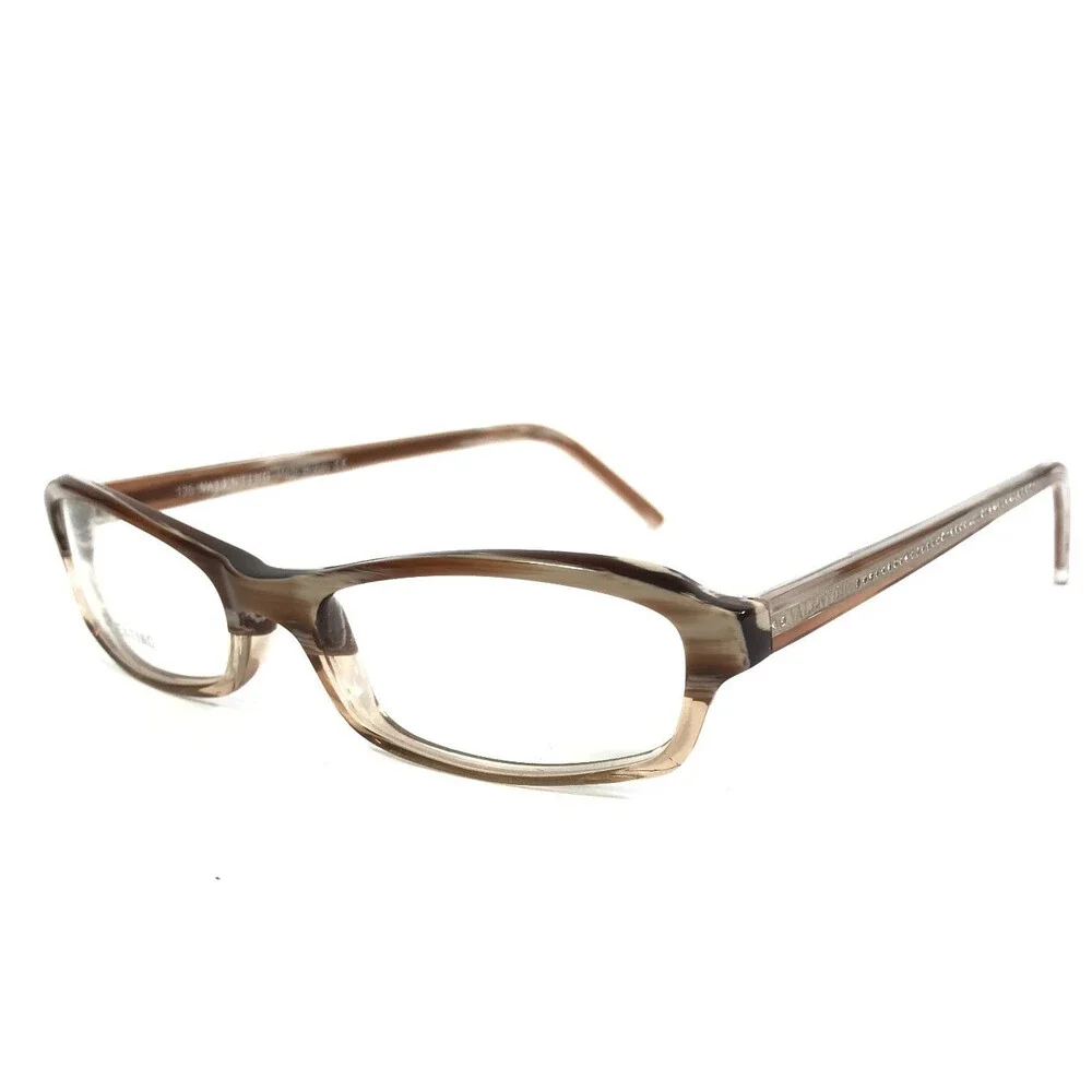 Valentino Eyeglasses Frames 5504/STR 0NDJ Striped Brown Crystals 49-16-135